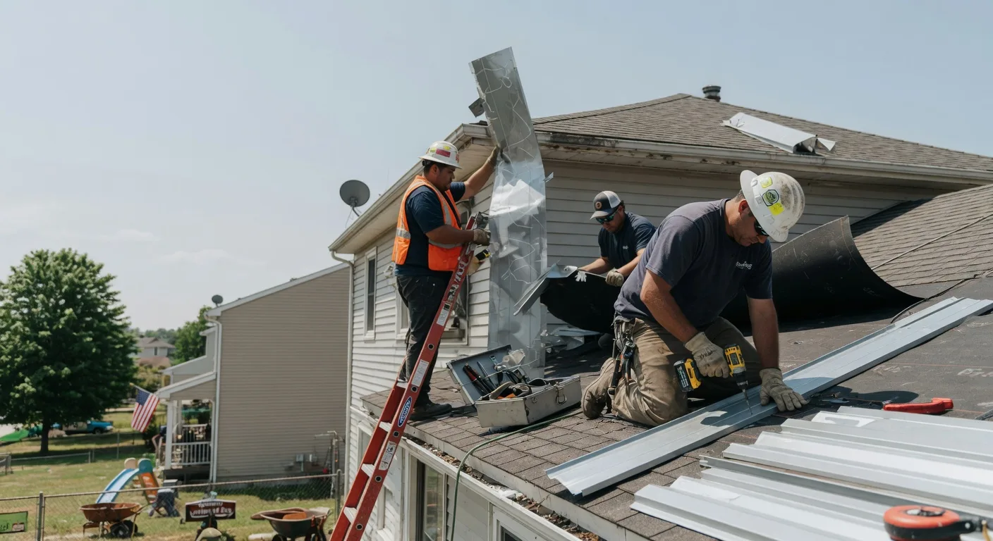 Storm Damage Metal Roof Repair in Shady Valley, TN
